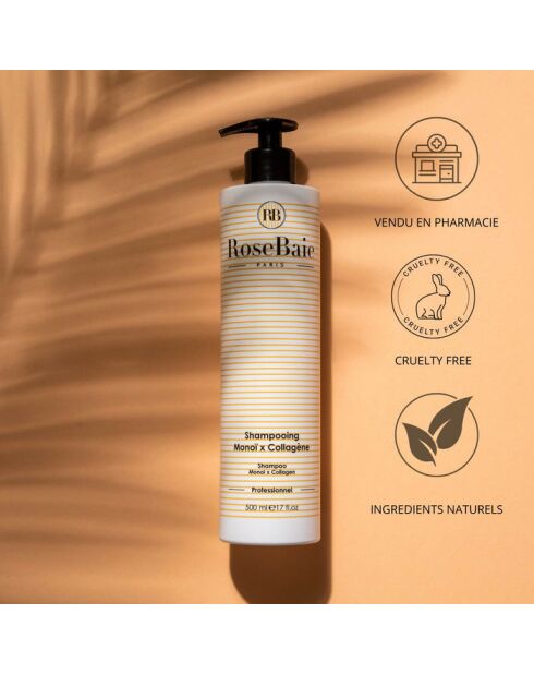 Shampoo met monoï en collageen - 500 ml