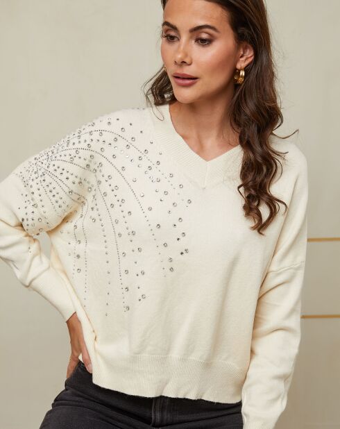 Pull Agathe beige