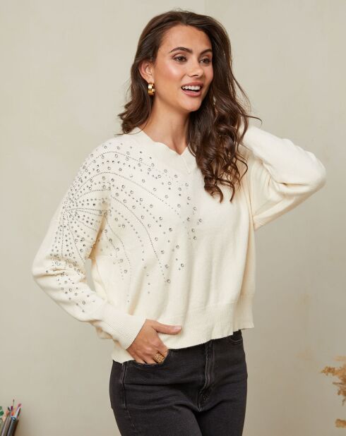 Pull Agathe beige