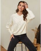 Pull Agathe beige