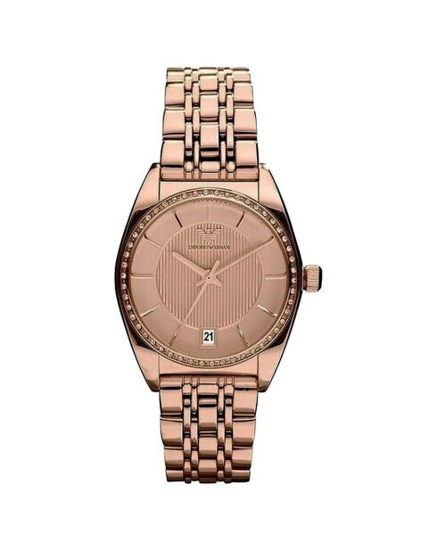 Montre Femme en Acier rose doré