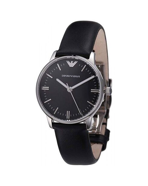 Montre Homme en Cuir noire