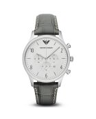 Montre Homme en Cuir grise