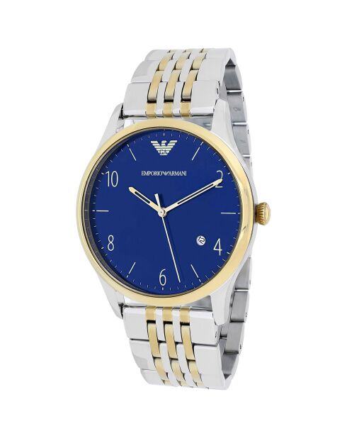 Montre Homme en Acier argenté/doré
