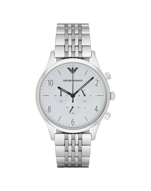 Montre Homme en Acier argentée