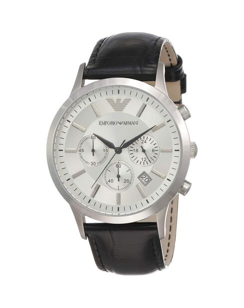 Montre Homme en Cuir noire