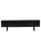 Meuble TV Serenity noir - 180x45x30 cm