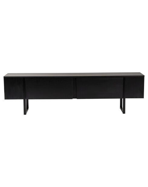 Meuble TV Serenity noir - 180x45x30 cm