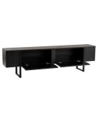 Meuble TV Serenity noir - 180x45x30 cm