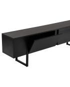Meuble TV Serenity noir - 180x45x30 cm