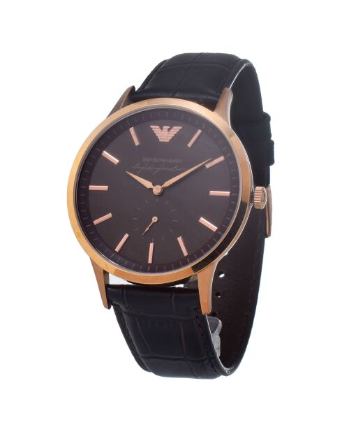 Montre Homme en Cuir marron