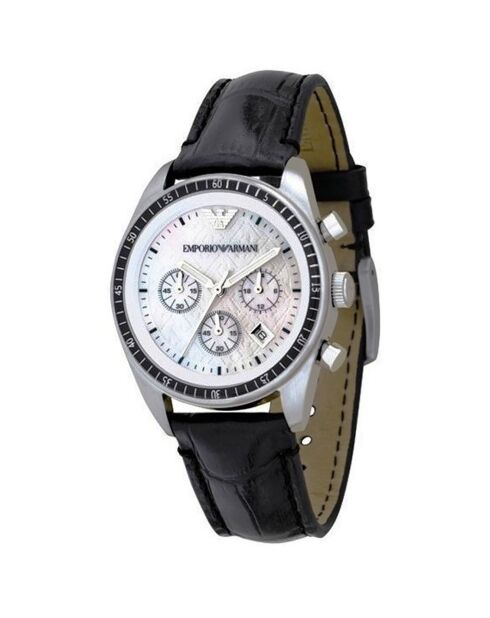 Montre Femme en Cuir marron foncé