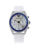 Montre Homme en Caoutchouc blanche