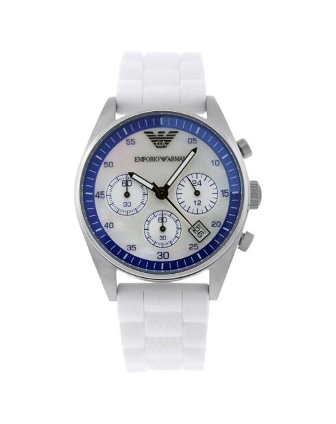 Montre Homme en Caoutchouc blanche