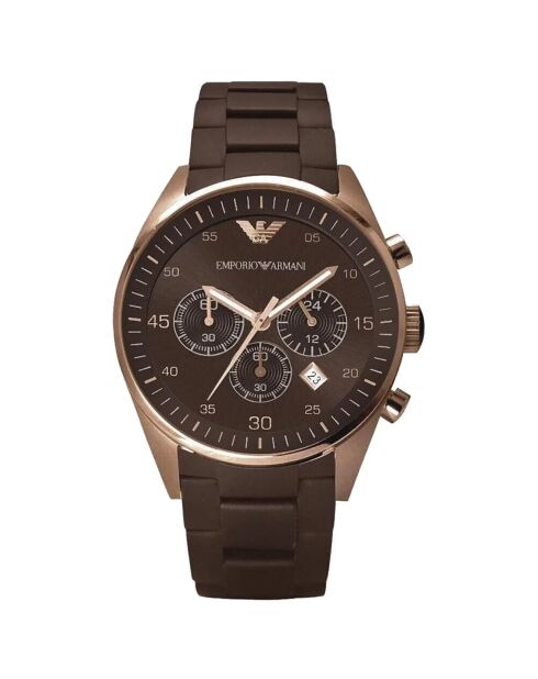 Montre Homme en Acier marron