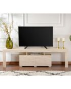 Meuble TV Enclave travertin - 180x50x31.3 cm