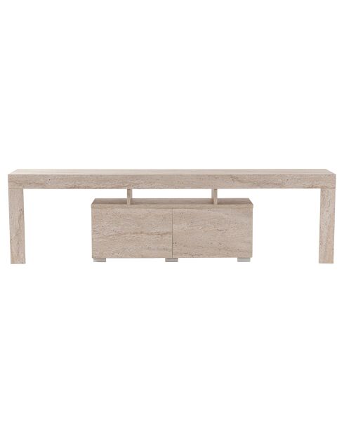 Meuble TV Enclave travertin - 180x50x31.3 cm