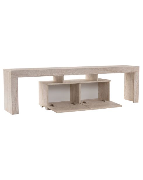 Meuble TV Enclave travertin - 180x50x31.3 cm