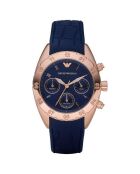 Montre Femme en Silicone bleue