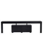 Meuble TV Enclave noir - 180x50x31.3 cm