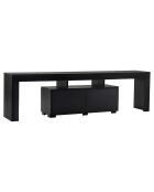 Meuble TV Enclave noir - 180x50x31.3 cm