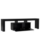Meuble TV Enclave noir - 180x50x31.3 cm