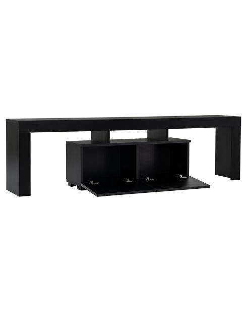 Meuble TV Enclave noir - 180x50x31.3 cm