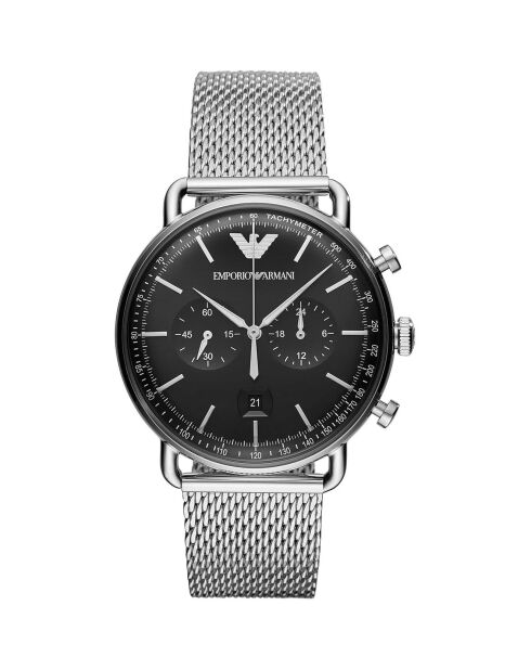Montre Homme en Acier argentée