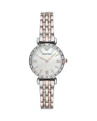 Montre Femme en Acier argenté/rose doré