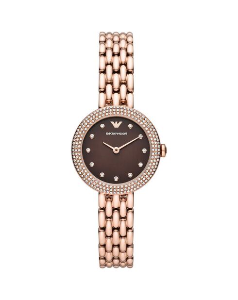 Montre Femme en Acier rose doré