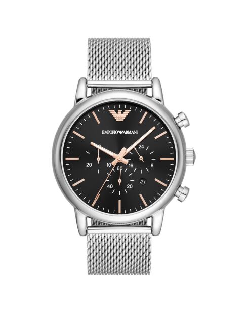 Montre Homme en Acier argentée