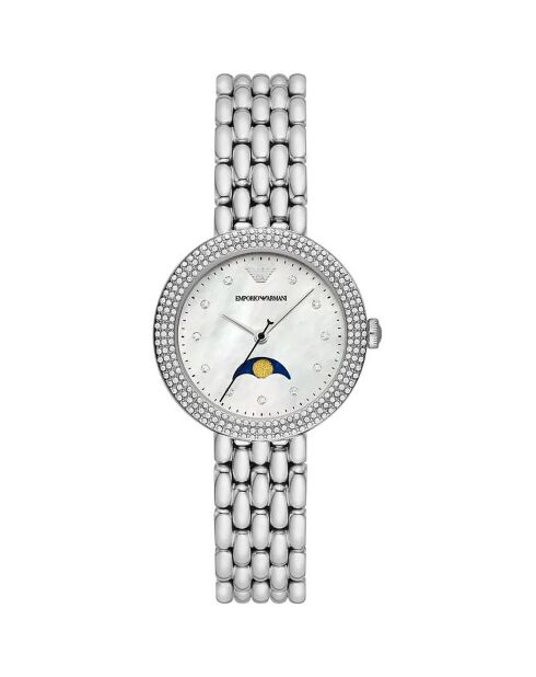 Montre Femme en Acier argentée
