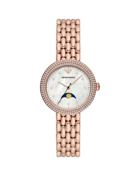 Montre Femme en Acier rose doré