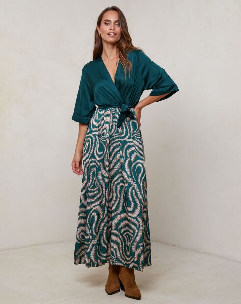 Robe Yasmine verte