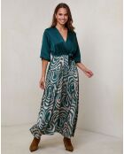 Robe Yasmine verte