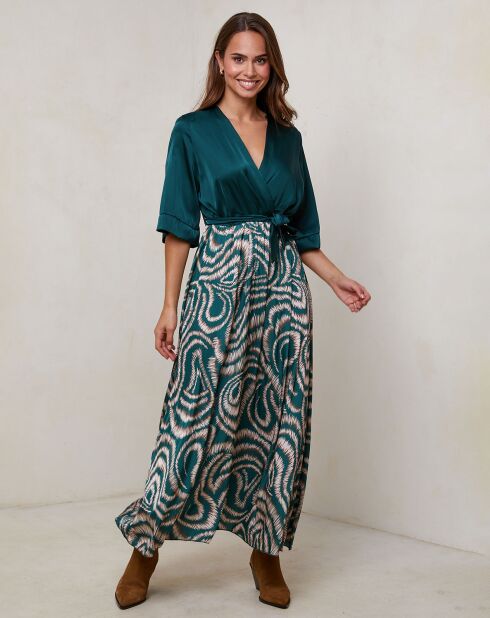 Robe Yasmine verte