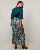 Robe Yasmine verte