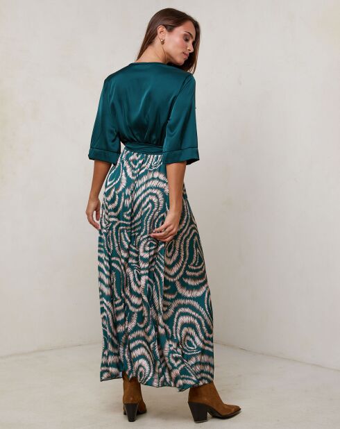 Robe Yasmine verte