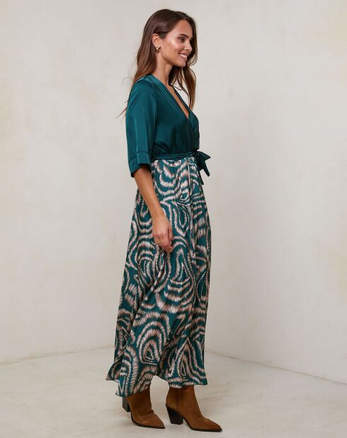 Robe Yasmine verte