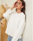 Pull Assia blanc