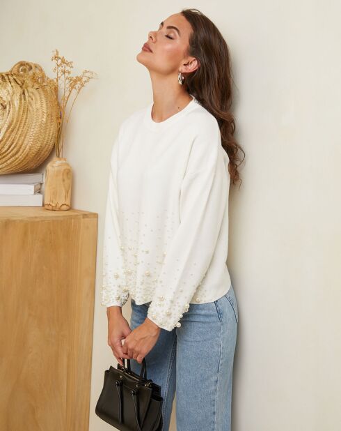 Pull Assia blanc