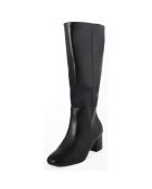 Bottes Romane noires - Talon 6 cm