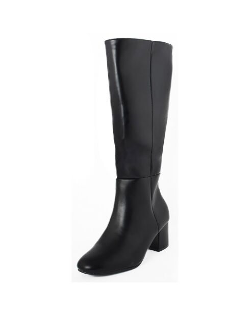 Bottes Romane noires - Talon 6 cm