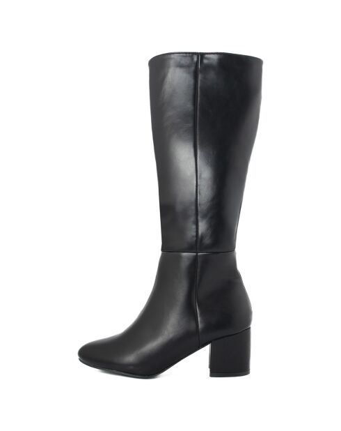 Bottes Romane noires - Talon 6 cm