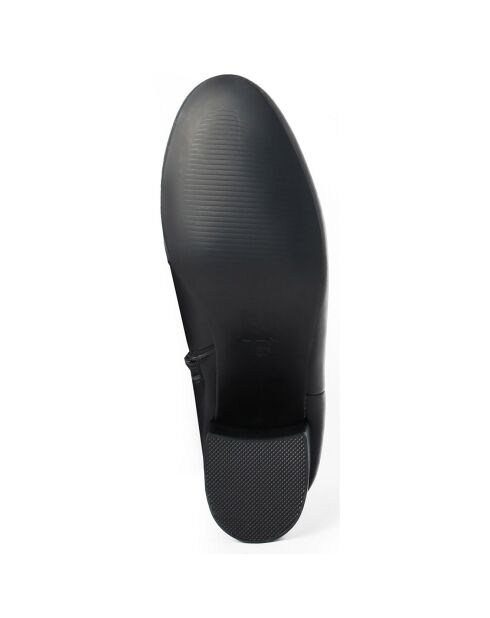 Bottes Romane noires - Talon 6 cm