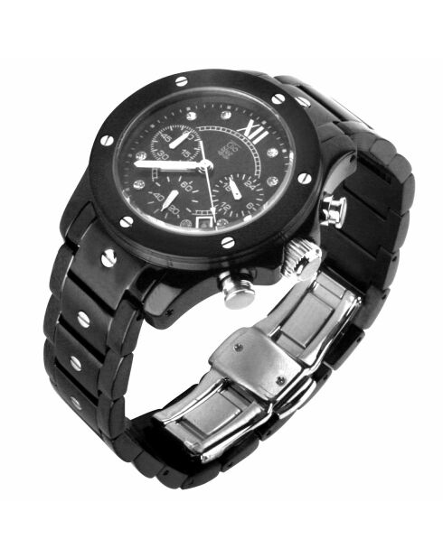 Montre Femme en Acier noire