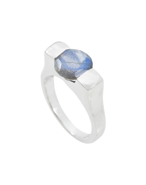 Ring aus Silber und Labradorit