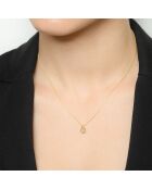 Pendentif Lettre M or jaune