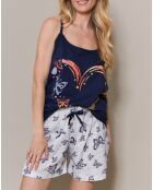 Pyjama Einat bleu marine