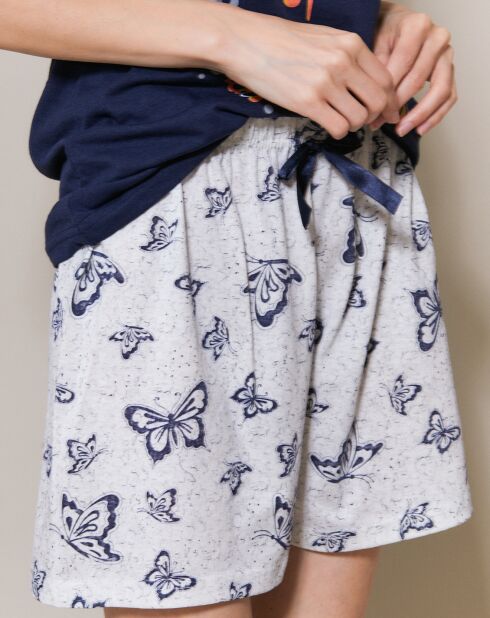Pyjama Einat bleu marine